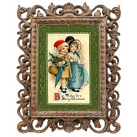 репродукция старинной рождественской гравюры best wishes во Владикавказе