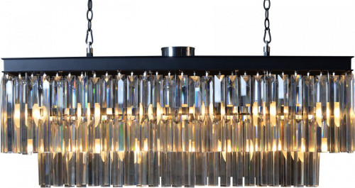 люстра odeon l110 black&glass чёрная, прозрачная во Владикавказе