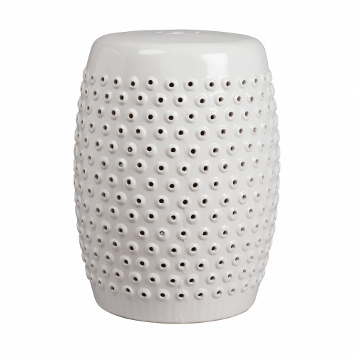 керамический столик-табурет cutwork garden stool белый во Владикавказе