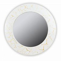 зеркало белое круглое диаметр 75 см с золотым декором fashion white gold во Владикавказе