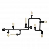 потолочная люстра ideal lux plumber pl8 nero во Владикавказе