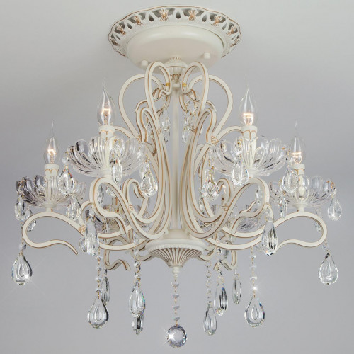 потолочная люстра eurosvet 12205/6 белый strotskis во Владикавказе